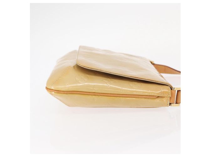LOUIS VUITTON Borsa Thompson Street Monogram Vernis Beige M91301 LV Auth bs31559 - vista 4
