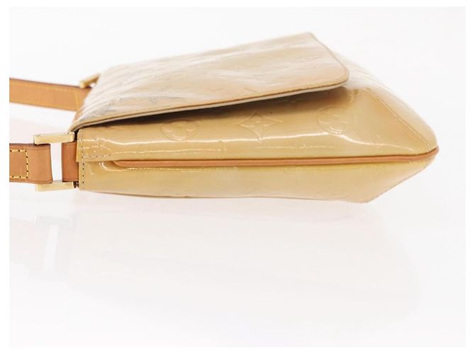 LOUIS VUITTON Borsa Thompson Street Monogram Vernis Beige M91301 LV Auth bs31559 - vista 5