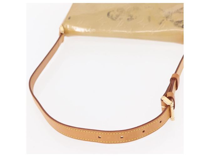 LOUIS VUITTON Borsa Thompson Street Monogram Vernis Beige M91301 LV Auth bs31559 - vista 8