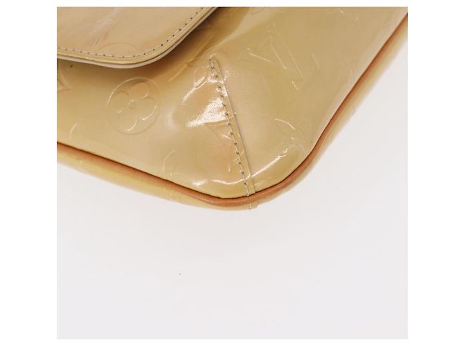 LOUIS VUITTON Borsa Thompson Street Monogram Vernis Beige M91301 LV Auth bs31559 - vista 9