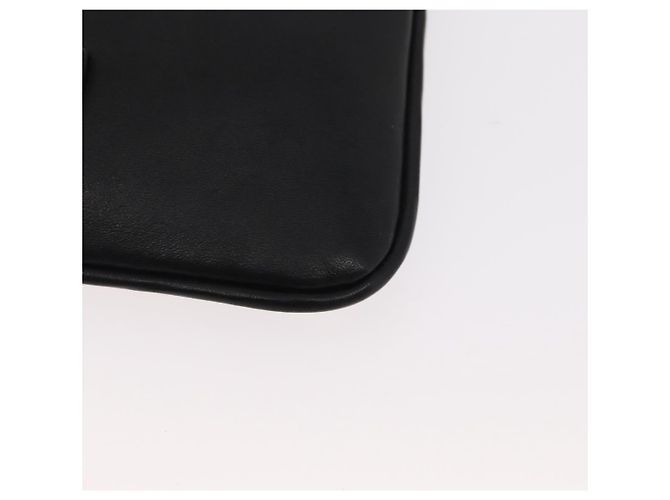 Borsa a Spalla MCM in Pelle Nera Oro Auth 157161V Nero D'oro - vista 12