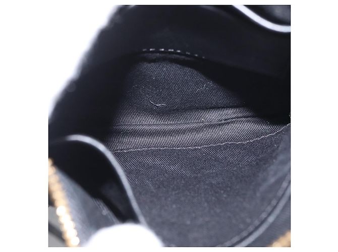 Borsa a Spalla MCM in Pelle Nera Oro Auth 157161V Nero D'oro - vista 17