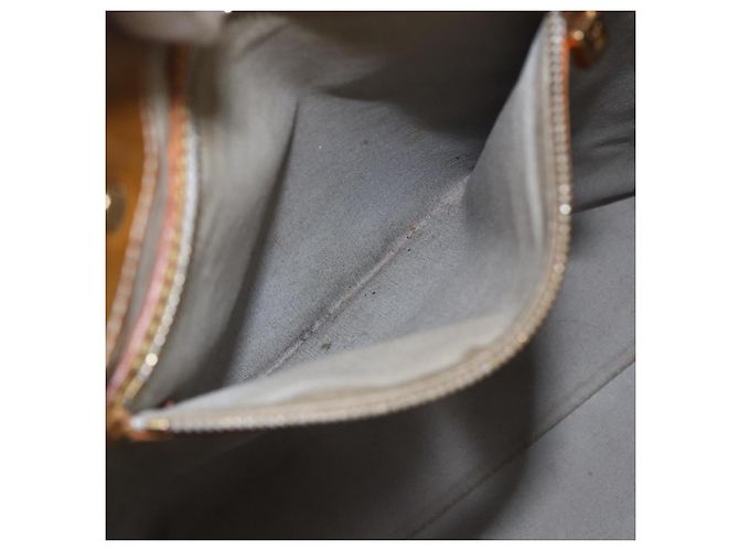 LOUIS VUITTON Monogram Vernis Reade MM Borsa a Mano Grigia M91142 LV Auth ka687 Grigio - vista 11