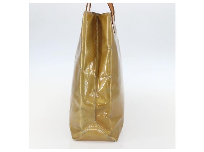 LOUIS VUITTON Monogram Vernis Reade MM Borsa a Mano Grigia M91142 LV Auth ka687 Grigio - vista 4