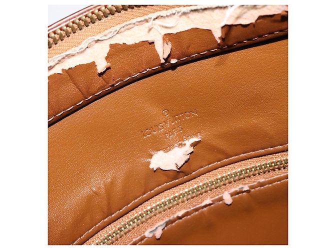 LOUIS VUITTON Borsa a Mano Houston Monogram Vernis Bronzo M91122 LV Auth gh1207 - vista 10
