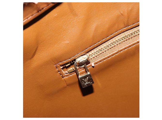 LOUIS VUITTON Borsa a Mano Houston Monogram Vernis Bronzo M91122 LV Auth gh1207 - vista 22
