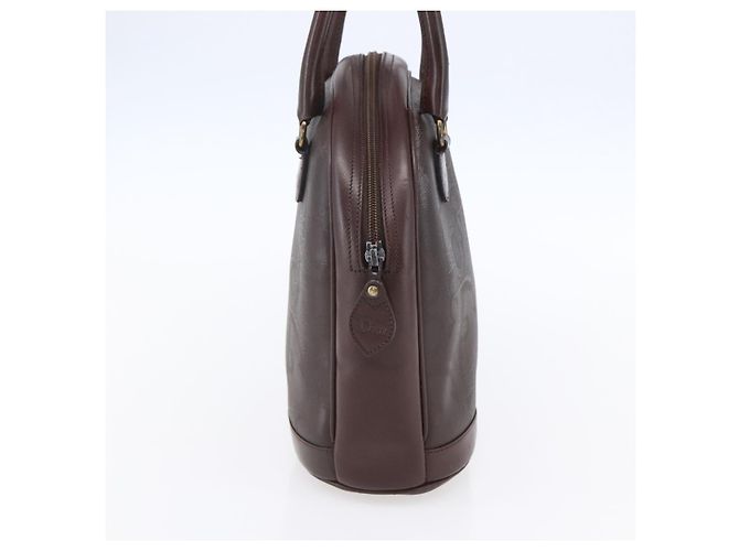 Borsa a mano in tela Trotter Christian Dior PVC marrone oro Auth ka074 - vista 3
