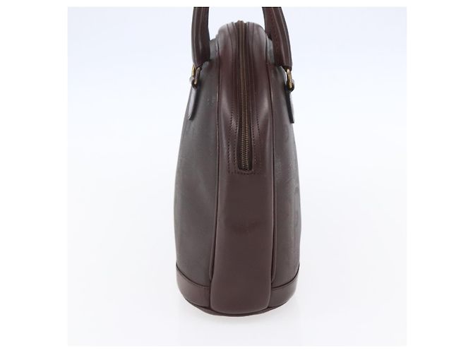 Borsa a mano in tela Trotter Christian Dior PVC marrone oro Auth ka074 - vista 4