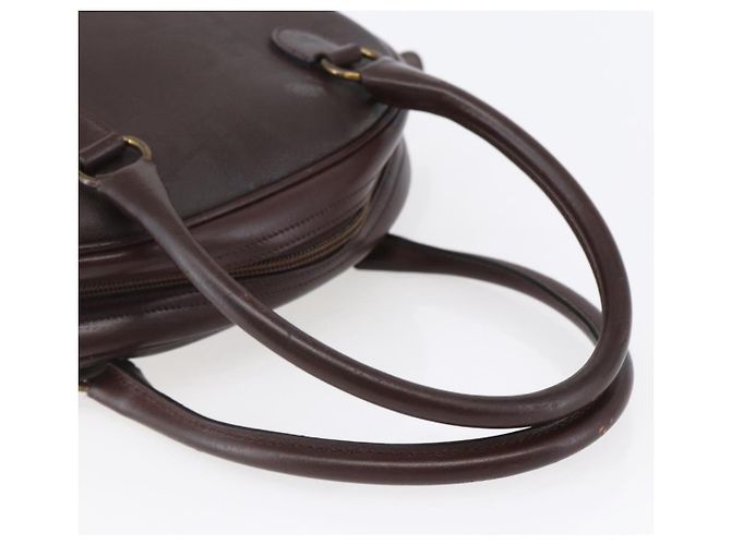 Borsa a mano in tela Trotter Christian Dior PVC marrone oro Auth ka074 - vista 7