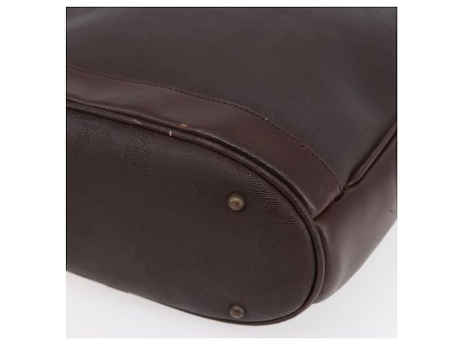 Borsa a mano in tela Trotter Christian Dior PVC marrone oro Auth ka074 - vista 9