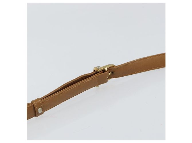Céline Borsa a Spalla in Tela Macadam CELINE in Pelle PVC Beige Oro Auth 153390 D'oro - vista 8