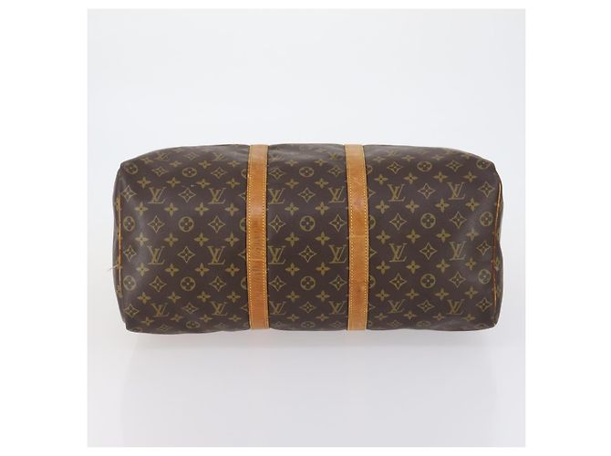 LOUIS VUITTON Borsa Boston Monogram Keepall 50 M41426 LV Auth 147844 Monogramma - vista 5