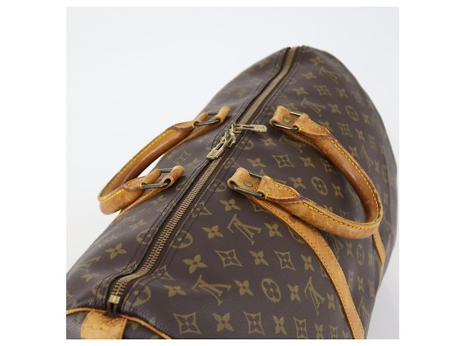 LOUIS VUITTON Borsa Boston Monogram Keepall 50 M41426 LV Auth 147844 Monogramma - vista 6