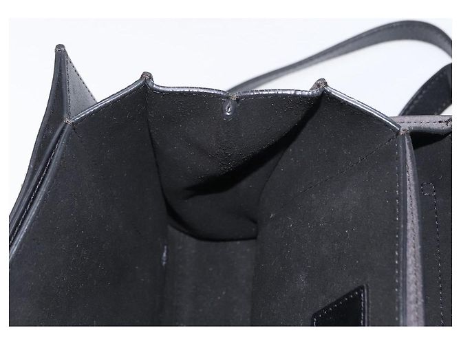 Givenchy Borsa a spalla con catena in pelle nera e oro Auth BA7680 Nero D'oro - vista 23