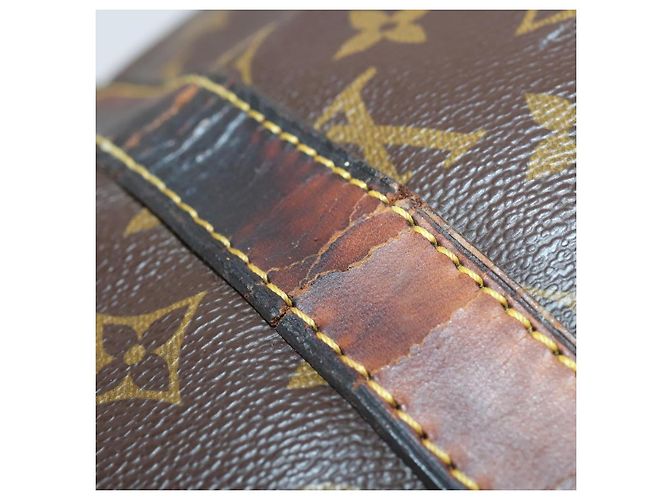 LOUIS VUITTON Borsa Boston Monogram Keepall 55 M41424 LV Auth bs30681 Monogramma - vista 9
