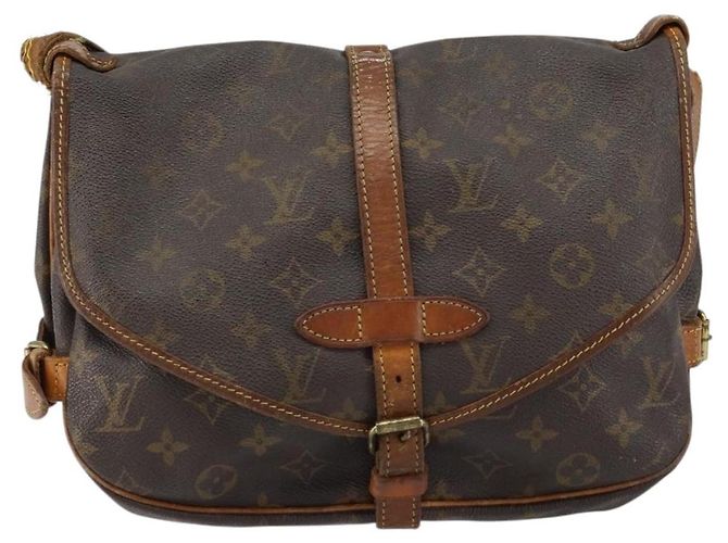 LOUIS VUITTON Bolso de Hombro Monogram Saumur 30 M42256 LV Auth bs30833 Monograma - vista 13