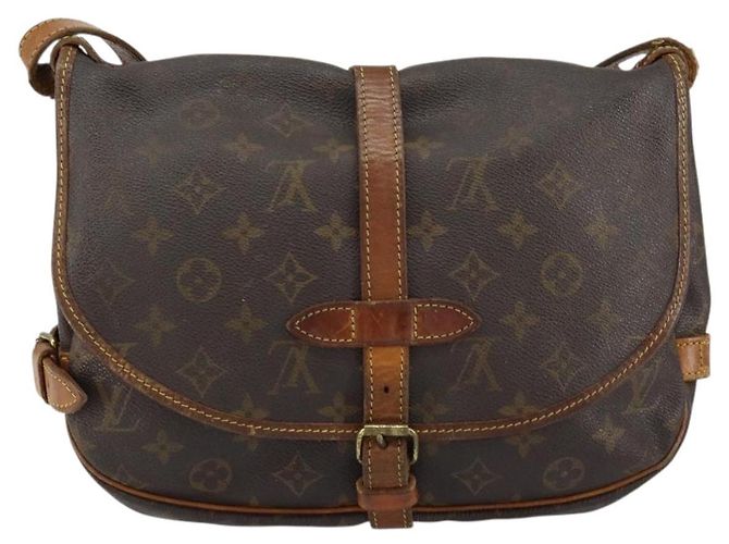 LOUIS VUITTON Bolso de Hombro Monogram Saumur 30 M42256 LV Auth bs30833 Monograma - vista 2