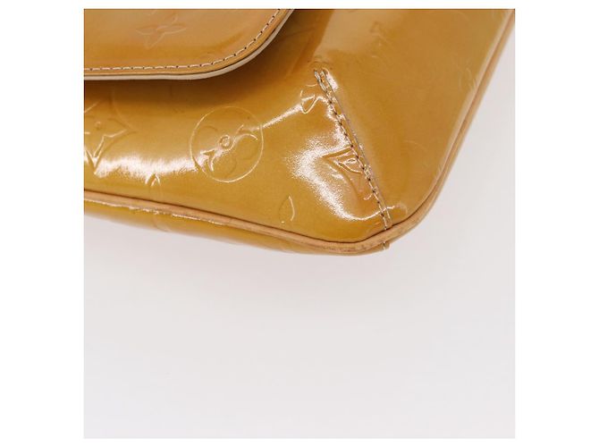 LOUIS VUITTON Borsa Thompson Street Monogram Vernis Beige M91301 LV Auth BA7646 - vista 15