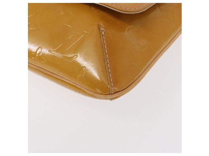 LOUIS VUITTON Borsa Thompson Street Monogram Vernis Beige M91301 LV Auth BA7646 - vista 16