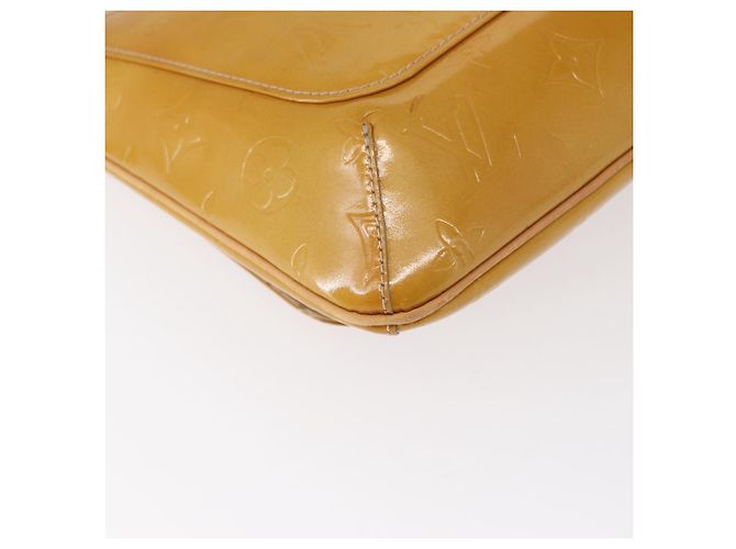 LOUIS VUITTON Borsa Thompson Street Monogram Vernis Beige M91301 LV Auth BA7646 - vista 17