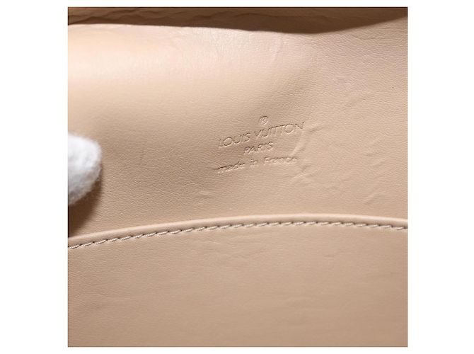 LOUIS VUITTON Borsa Thompson Street Monogram Vernis Beige M91301 LV Auth BA7646 - vista 21