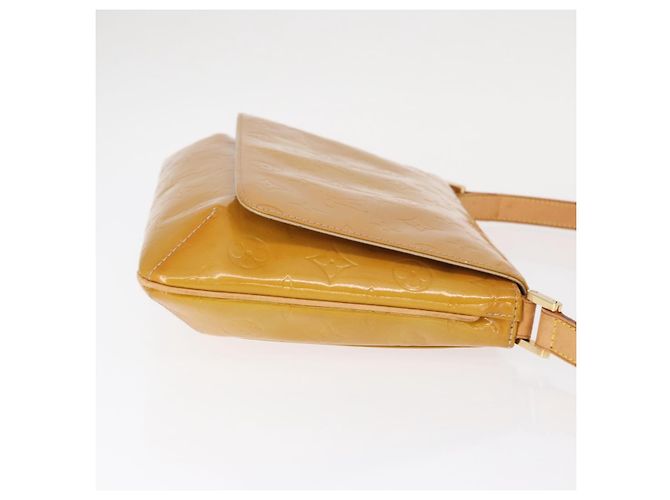 LOUIS VUITTON Borsa Thompson Street Monogram Vernis Beige M91301 LV Auth BA7646 - vista 3