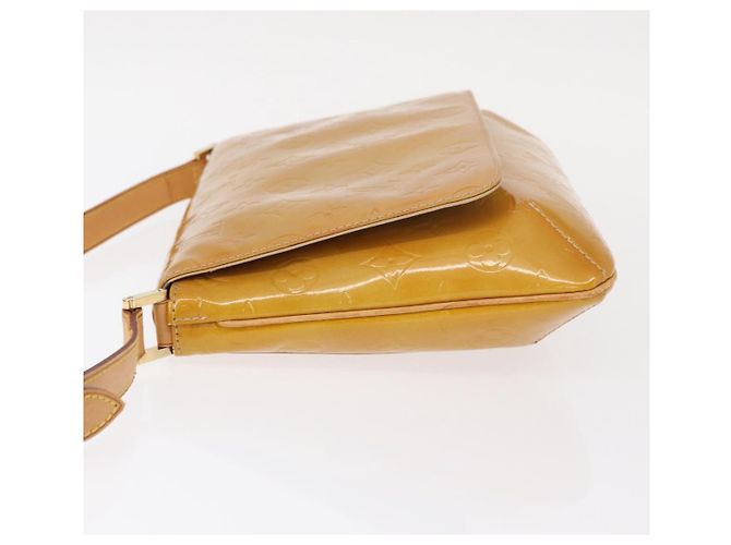 LOUIS VUITTON Borsa Thompson Street Monogram Vernis Beige M91301 LV Auth BA7646 - vista 4
