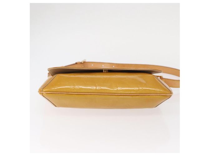 LOUIS VUITTON Borsa Thompson Street Monogram Vernis Beige M91301 LV Auth BA7646 - vista 5