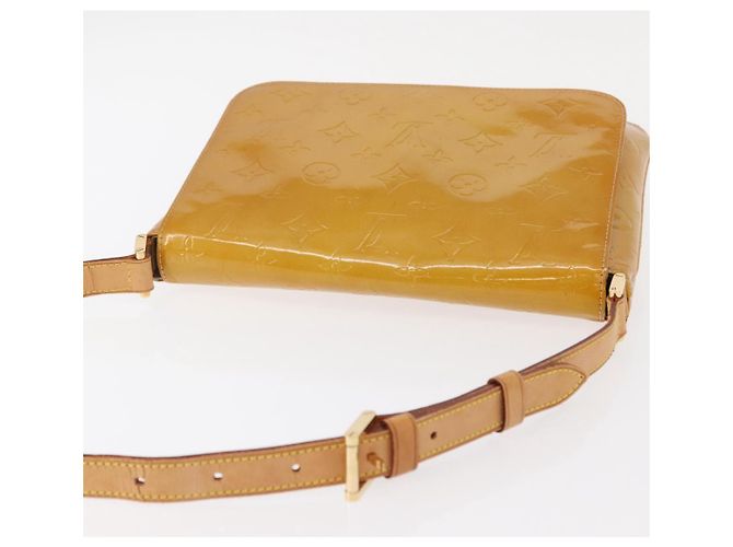 LOUIS VUITTON Borsa Thompson Street Monogram Vernis Beige M91301 LV Auth BA7646 - vista 6