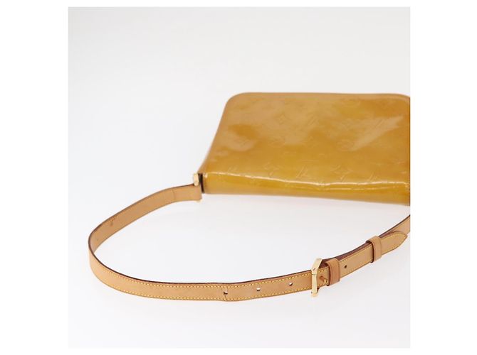 LOUIS VUITTON Borsa Thompson Street Monogram Vernis Beige M91301 LV Auth BA7646 - vista 7