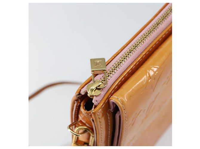 LOUIS VUITTON Pochette Accessorio Vernis Motto Rosa Marshmallow M91312 Auth BA7644 - vista 18