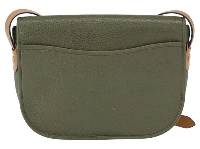 Borsa a Spalla Christian Dior in Pelle Verde Oro Auth bs30968 D'oro - vista 2