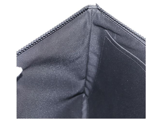 LOUIS VUITTON Pochette A4 Monogram Taurillon LV Friend M80147 Auth LV 156664SM Nero - vista 20