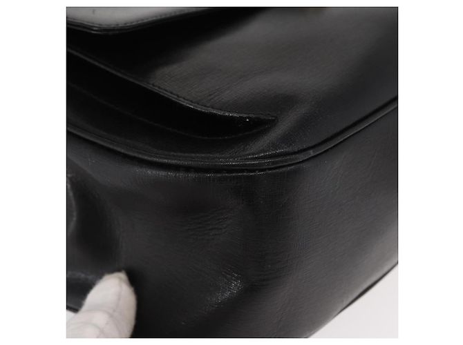 Borsa Tote Salvatore Ferragamo in pelle nera e oro Auth ka699 Nero D'oro - vista 10