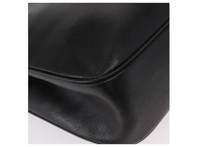 Borsa Tote Salvatore Ferragamo in pelle nera e oro Auth ka699 Nero D'oro - vista 12