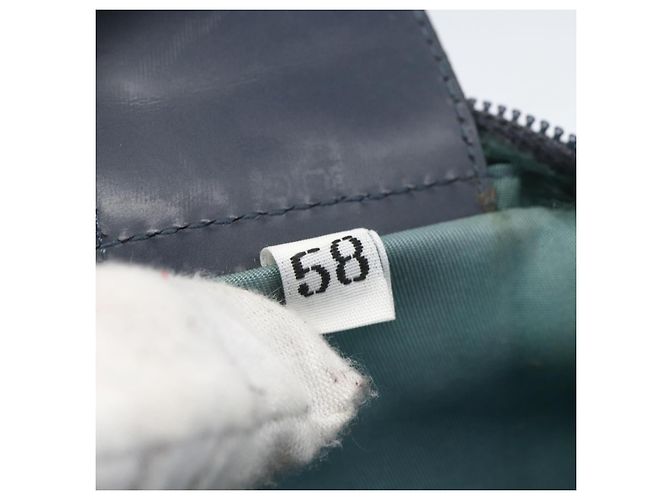 Borsa a Spalla PRADA in Nylon Blu Argento Autentica 155943 - vista 22