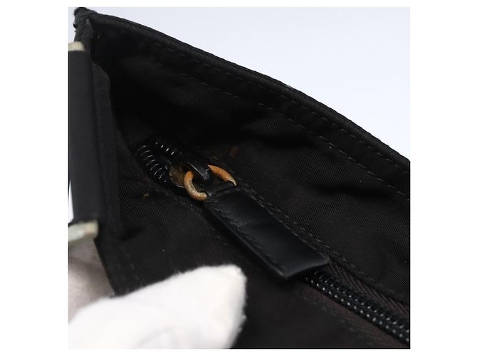 Borsa a Spalla PRADA Nylon Nero Argento Autentica 148790 - vista 10