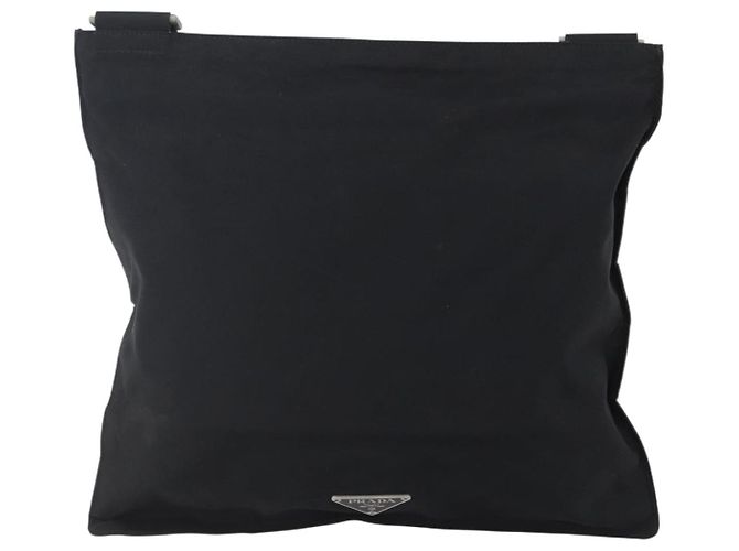 Borsa a Spalla PRADA Nylon Nero Argento Autentica 148790 - vista 13