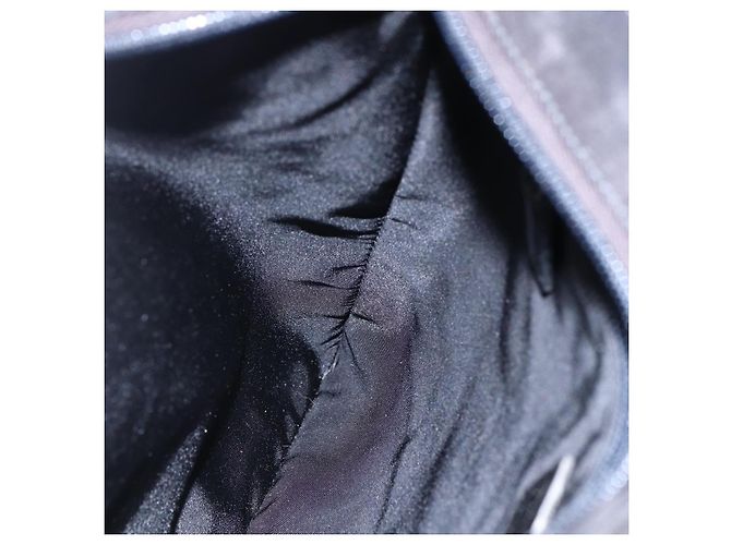 Borsa a Spalla PRADA Nylon Nero Argento Autentica 148790 - vista 21