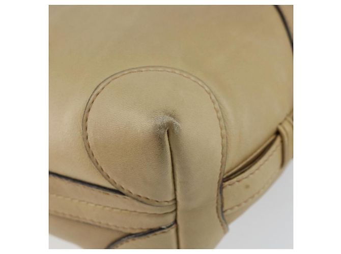 Borsa a Spalla in Pelle Beige Oro GUCCI 67 01 5294 Auth BA7259 D'oro - vista 15