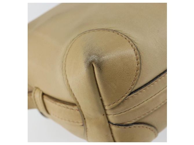 Borsa a Spalla in Pelle Beige Oro GUCCI 67 01 5294 Auth BA7259 D'oro - vista 16