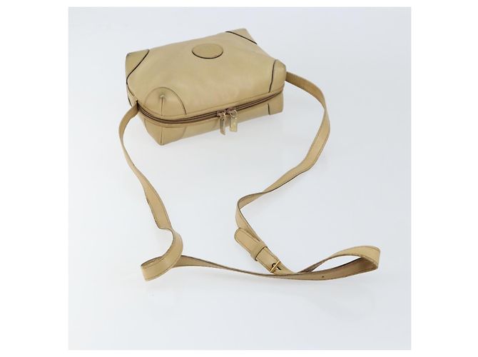 Borsa a Spalla in Pelle Beige Oro GUCCI 67 01 5294 Auth BA7259 D'oro - vista 7