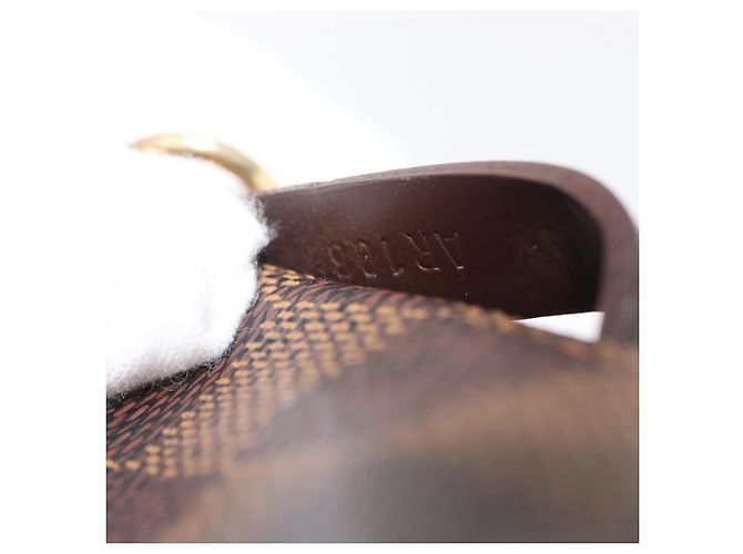 LOUIS VUITTON Damier Ebene Etui Okapi PM Pouch N61738 LV Auth 150882 - view 12