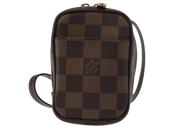 LOUIS VUITTON Damier Ebene Etui Okapi PM Pouch N61738 LV Auth 150882 - view 13