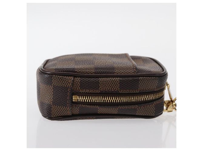 LOUIS VUITTON Damier Ebene Etui Okapi PM Pouch N61738 LV Auth 150882 - view 3