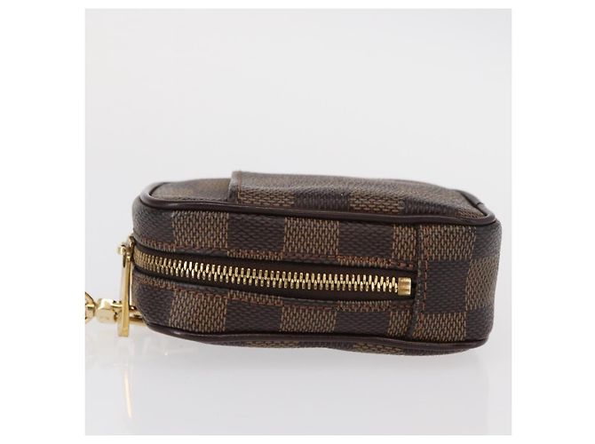LOUIS VUITTON Damier Ebene Etui Okapi PM Pouch N61738 LV Auth 150882 - view 4