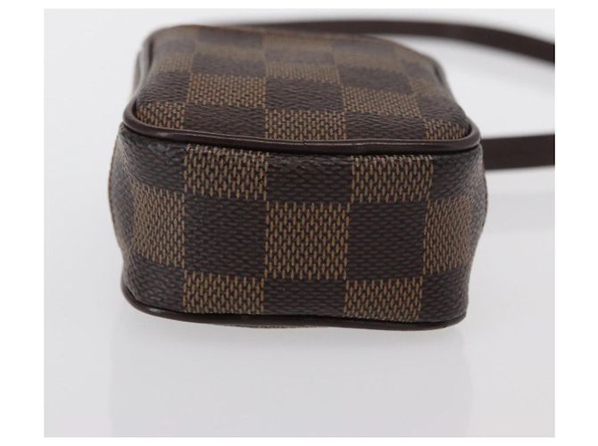 LOUIS VUITTON Damier Ebene Etui Okapi PM Pouch N61738 LV Auth 150882 - view 5
