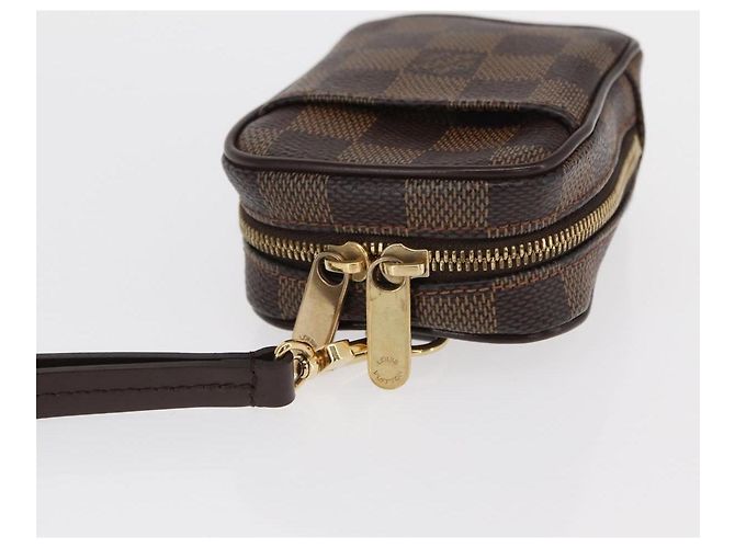 LOUIS VUITTON Damier Ebene Etui Okapi PM Pouch N61738 LV Auth 150882 - view 6