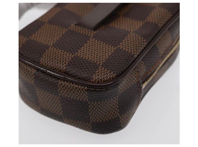 LOUIS VUITTON Damier Ebene Etui Okapi PM Pouch N61738 LV Auth 150882 - view 9