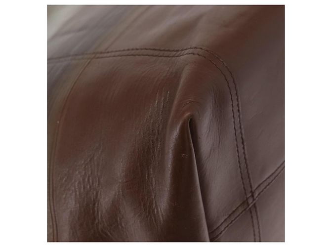 Autre Marque BORSO A MANO IN PELLE INTRECCIATO BOTTEGA VENETA KHAKI Auth bs30818 - vista 15